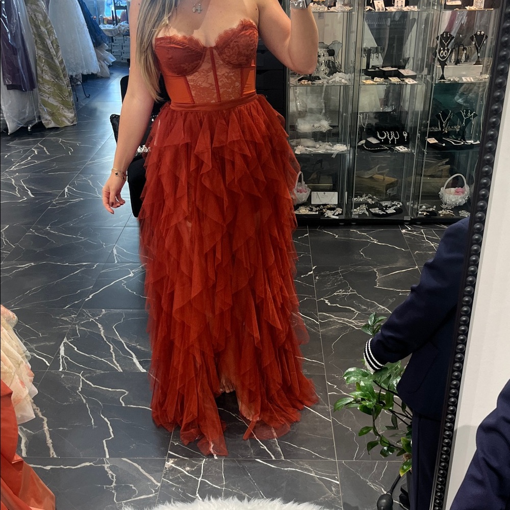 For love and lemons Elegant Strapless Gown